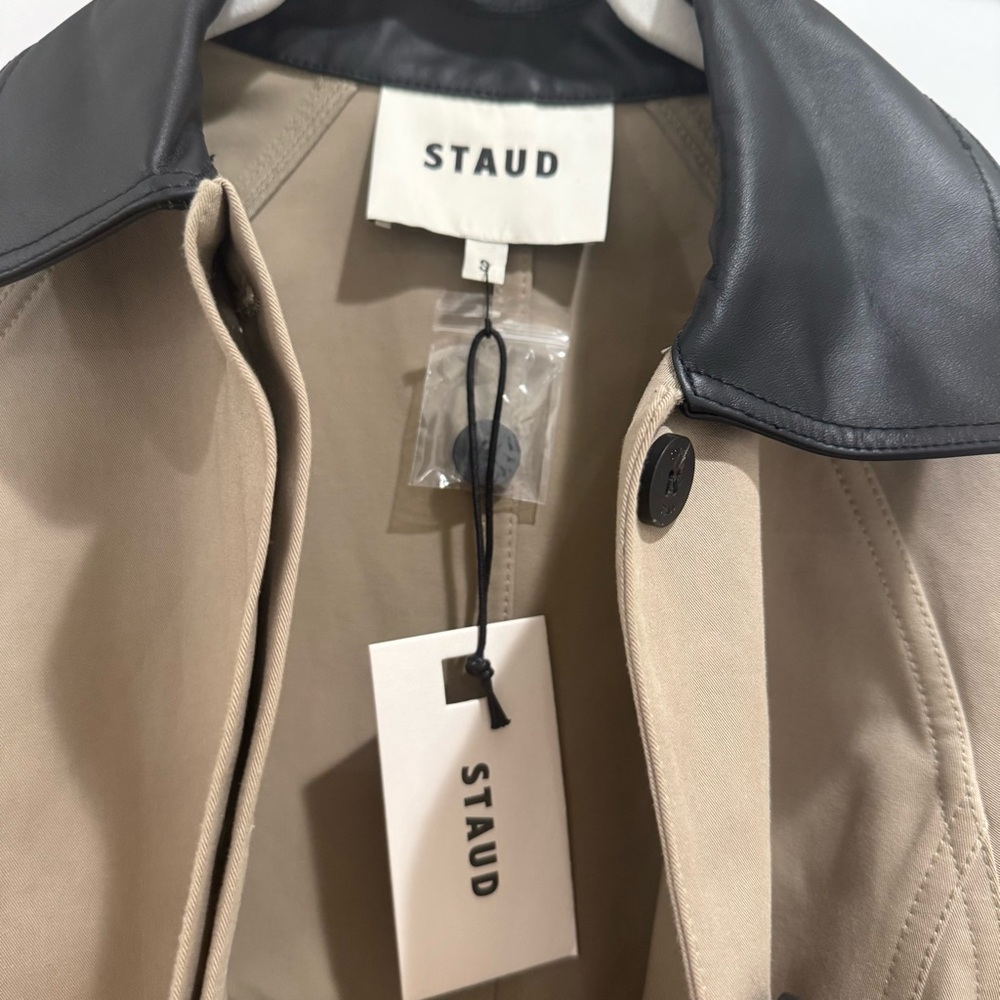 NWT: Staud Jonah Coat in Riverstone - Picture 6 of 7